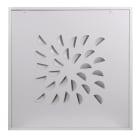 Atlantic Clim & Ventil - Mid NEXT-KLIN 600LW-diffuseur 600x600 buses blanc. petit volume plénum latéral