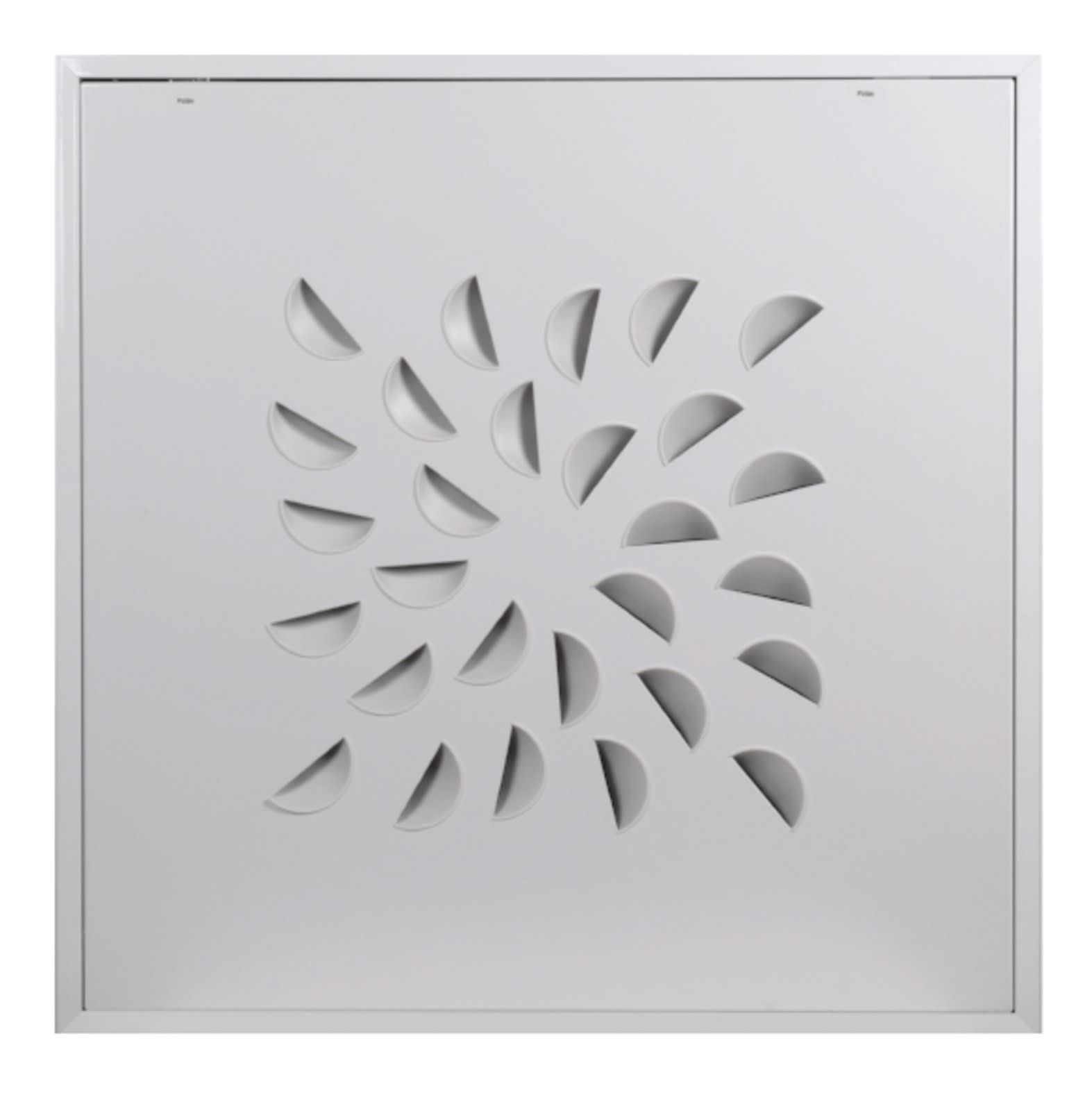 Atlantic Clim & Ventil - Mid NEXT-KLIN 675 W-diffuseur 675x675 buses blanc. petit volume plénum supérieur
