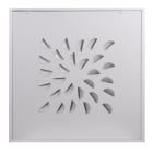 Atlantic Clim & Ventil - Mid NEXT-KLIN 675L W -diffuseur 675x675 buses blanc. petit volume plénum latéral