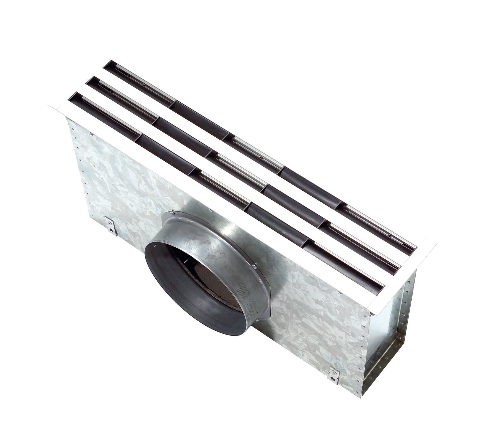 Atlantic Clim & Ventil - DFA-FP 3F 1200X300B - diffuseur 3 fentes blanc+plénum lg1200x300 blanc