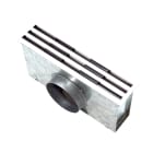 Atlantic Clim & Ventil - DFA-FP 3F 1200X300B - diffuseur 3 fentes blanc+plénum lg1200x300 blanc