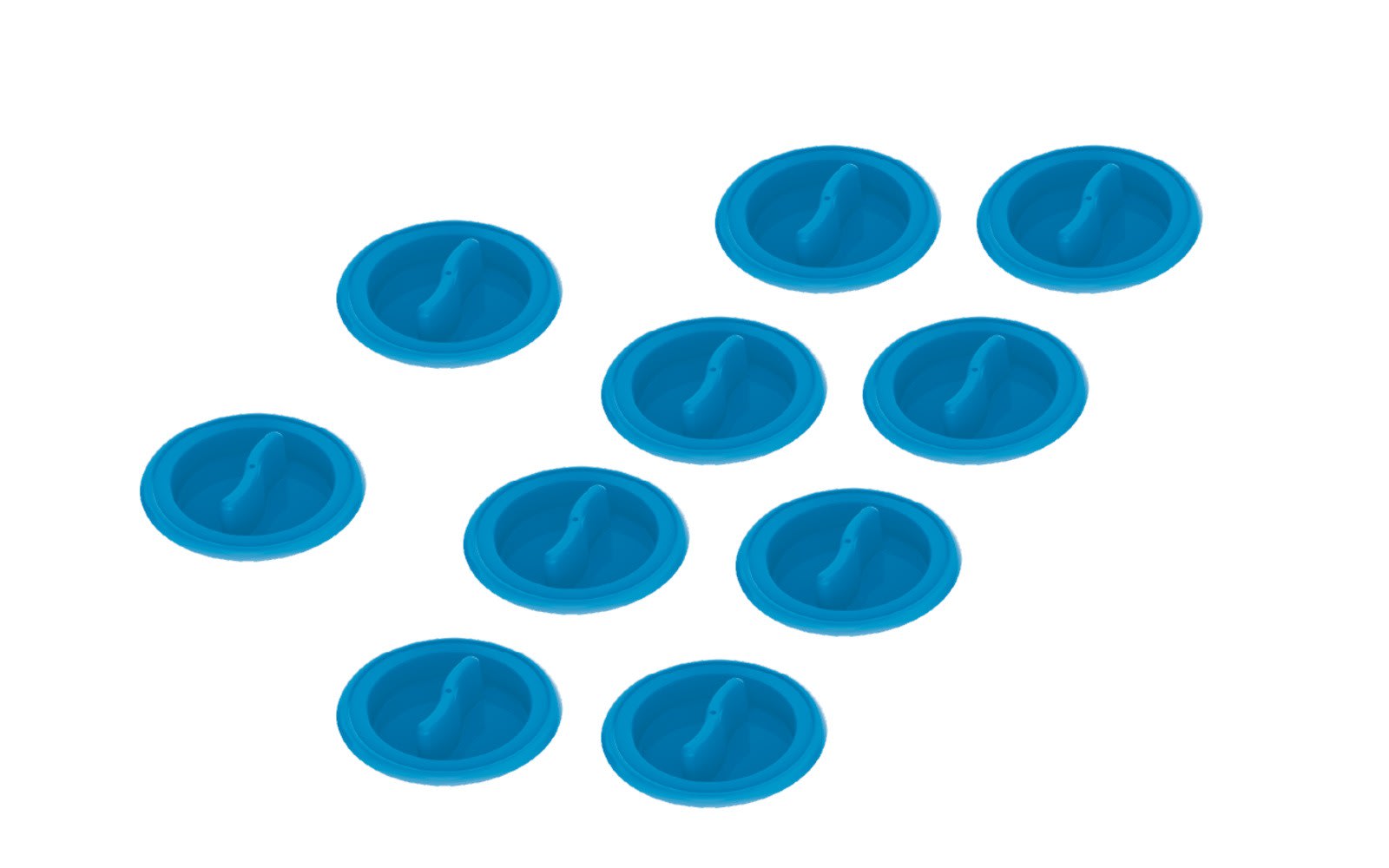 Atlantic Clim & Ventil - Lot de 10 bouchons D80