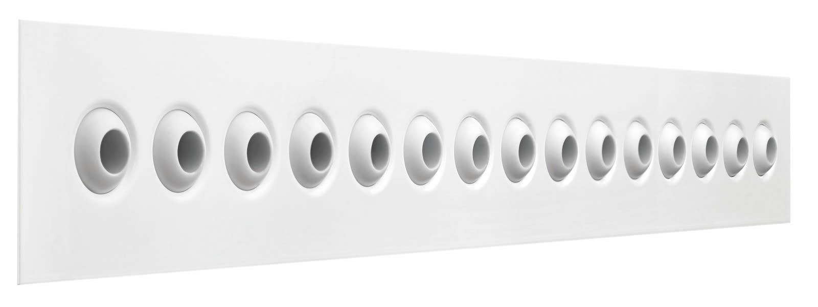 Atlantic Clim & Ventil - Diffuseur linéaire micro buses 2x1000 blanc