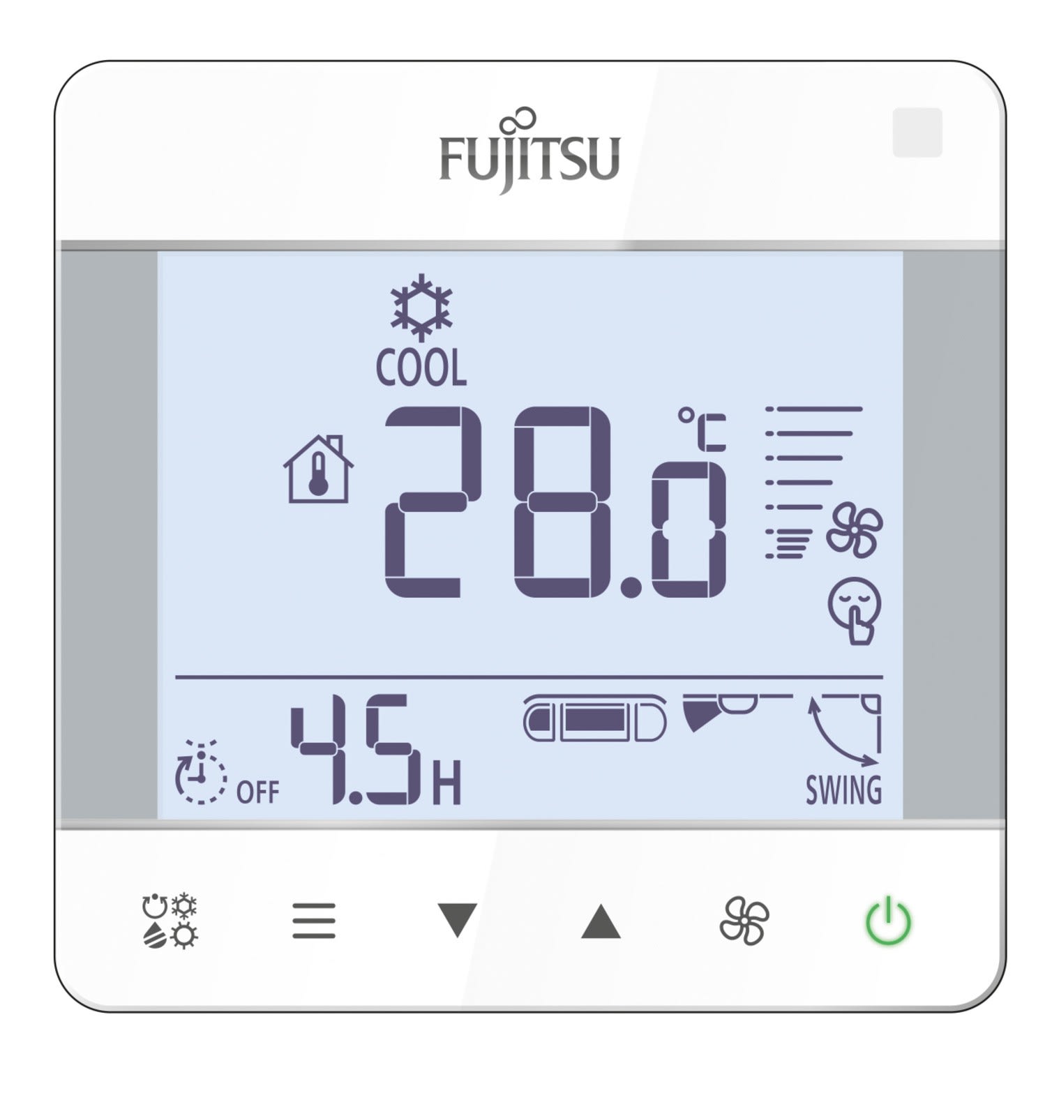 Atlantic Clim & Ventil - Télécommande filaire compacte à encastrer. Compatible Mono/Multi split et VRF