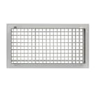 Atlantic Clim & Ventil - Gdd 400X150 - grille alu double deflexion 400X150