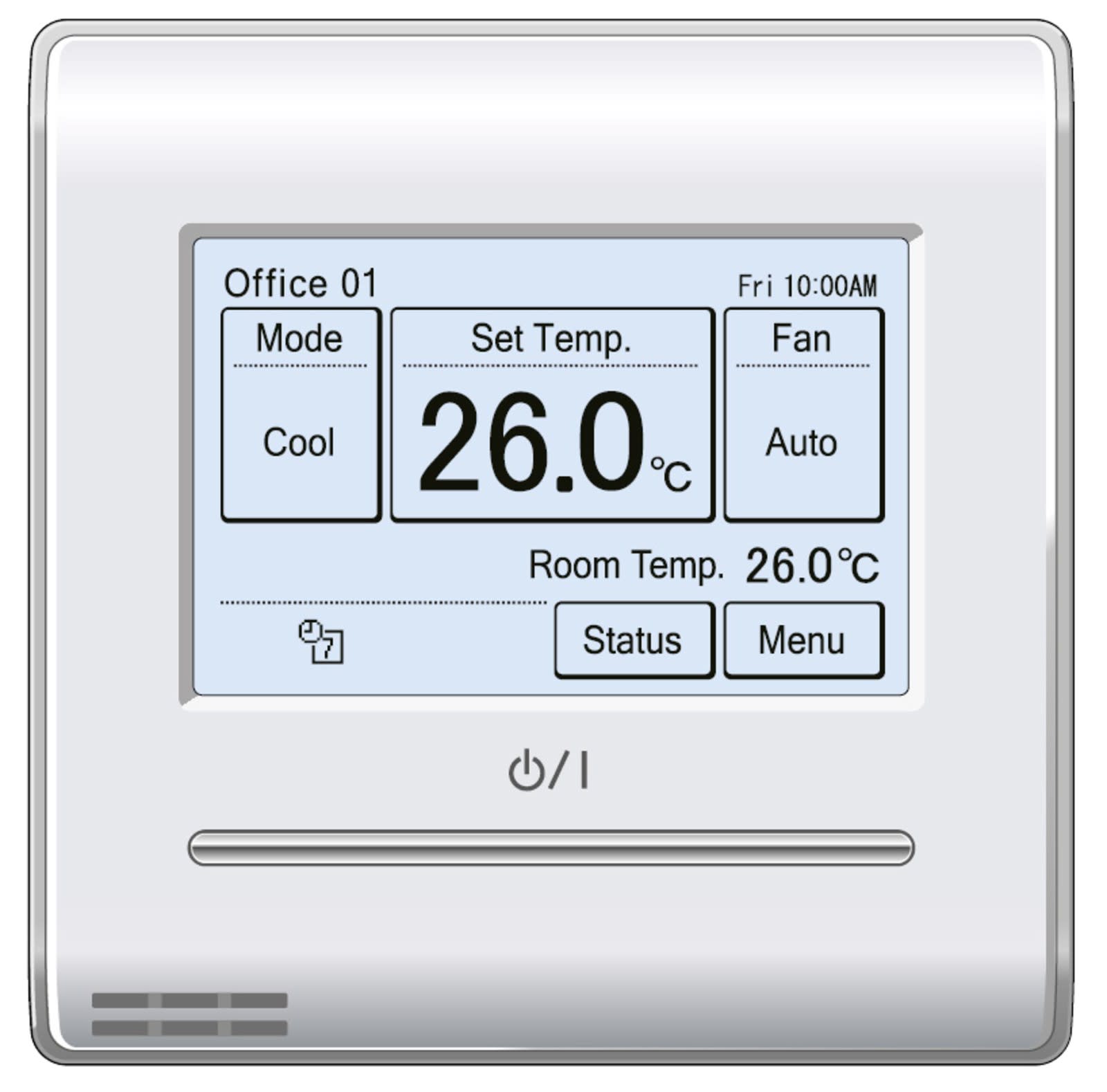 Atlantic Clim & Ventil - UTY-RNRYZ5 - Télécommande filaire tactile