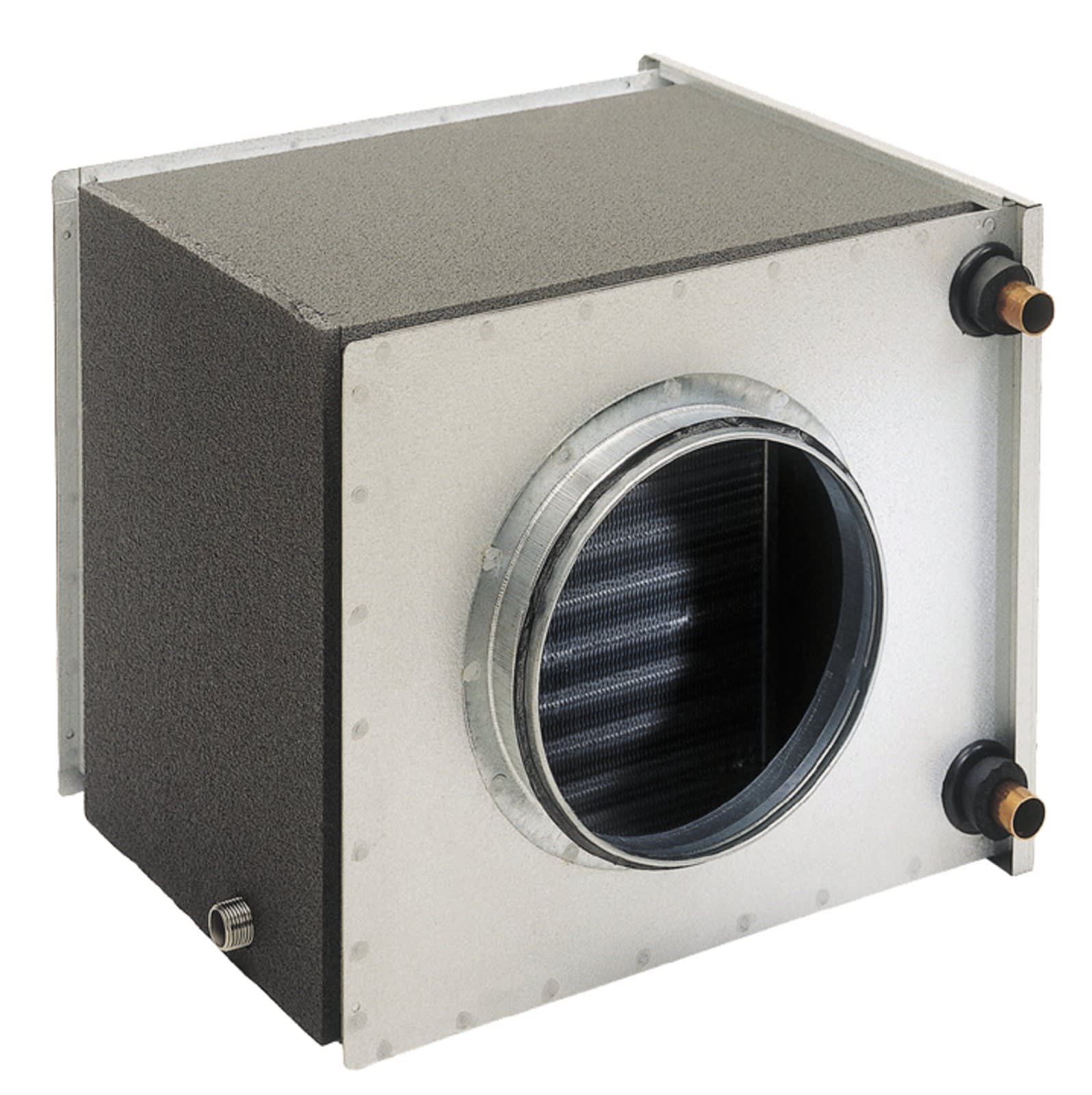 Atlantic Clim & Ventil - BFT 500 D - batterie eau glacée raccordement circulaire dia.500 serv. Droite