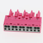 Atlantic Clim & Ventil - Connecteur m enc 5 poles rose - Pièce de rechange origine fabricant