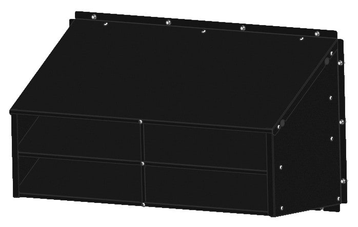 Atlantic Clim & Ventil - Visière pare-pluie sans servo-moteur pour SERENCIO R 2600 Rejet