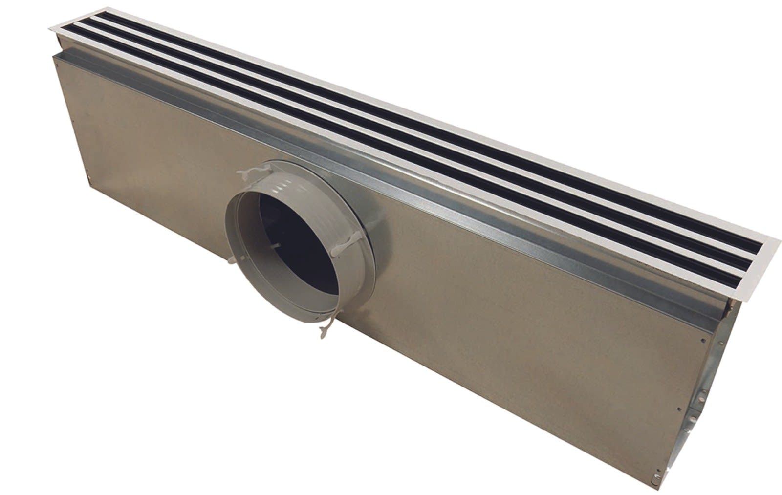 Atlantic Clim & Ventil - Diffuseur 2 fentes + Plénum isolé montés - L.900 Air neuf