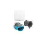 Atlantic Clim & Ventil - Kit e-Twist&Go pour Hygrogenius avec 1 Piquage 80 Salle d'eau + 1 Bouche Line