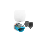 Atlantic Clim & Ventil - Kit e-Twist&Go pour Hygrogenius avec 1 Piquage 80 SdB avec Wc + 1 Bouche Line