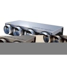 Atlantic Clim & Ventil - Plénum Shogun Navizone Compact 160 S4 - 4 piquages diam. 160mm