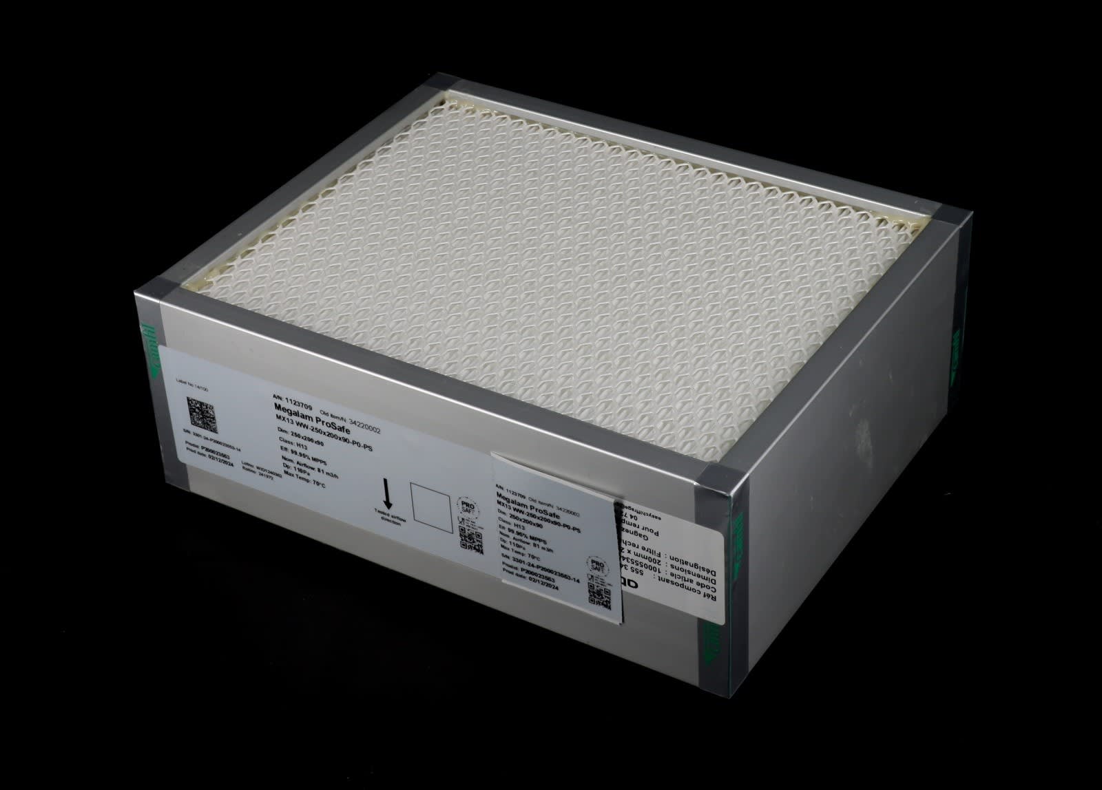 Atlantic Clim & Ventil - Filtre (H13 250x200x98) - Pièce de rechange origine fabricant