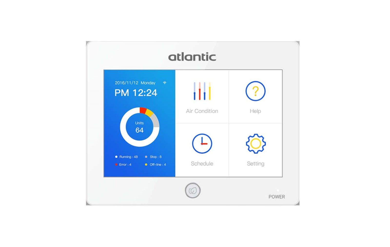Atlantic Clim & Ventil - Télécommande centralisée SYNAPSE 5 pour unité intérieure VRF R32 - GENESIS