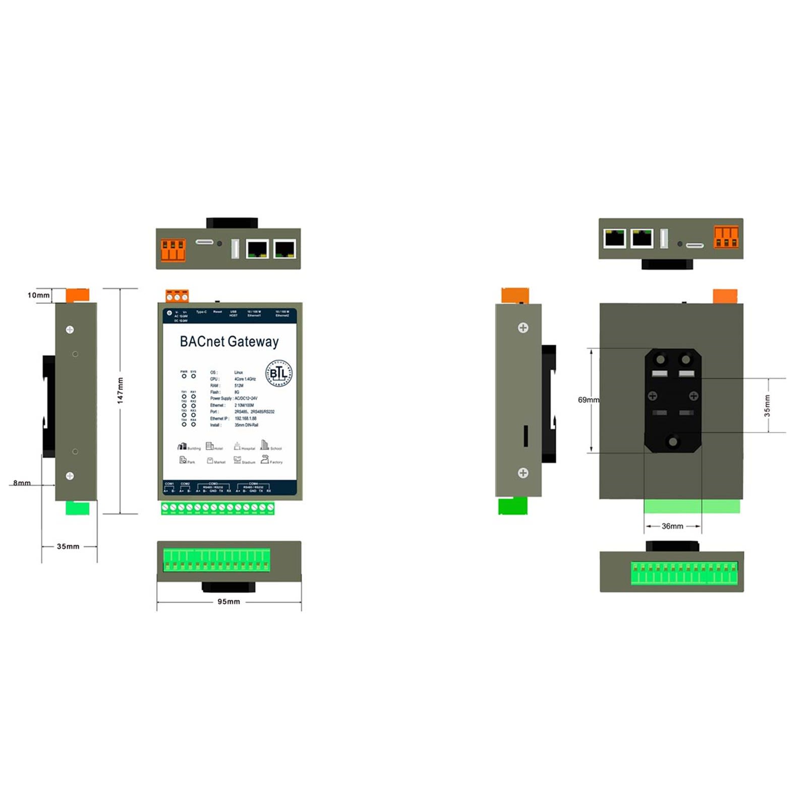 Atlantic Clim & Ventil - Passerelle de communication BACNET - GENESIS