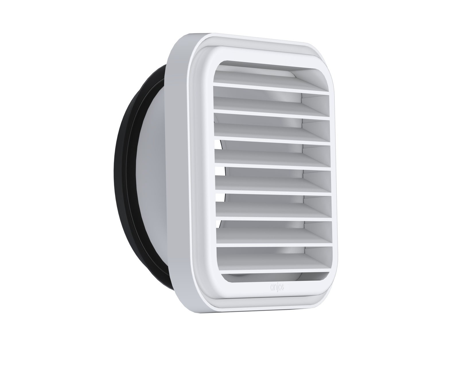 Atlantic Clim & Ventil - Grille de façade - GAP - Diamètre 125 mm - Plastique - Anthr.