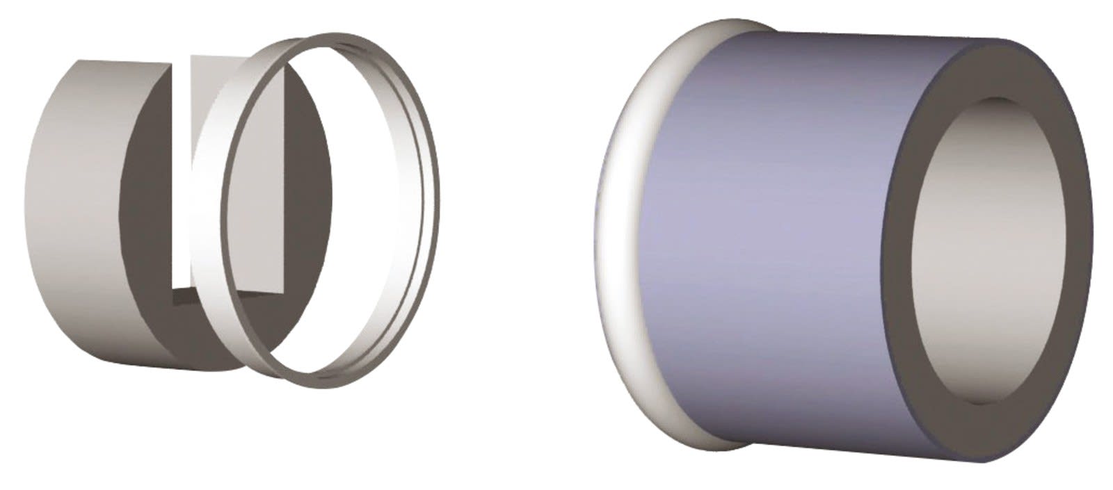 Atlantic Clim & Ventil - Mac hygro 40 - isolation acoustique pour bouches SDB et WC hygroréglables