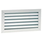 Atlantic Clim & Ventil - Gra 200x100 b - grille reprise alu blanc 200x100