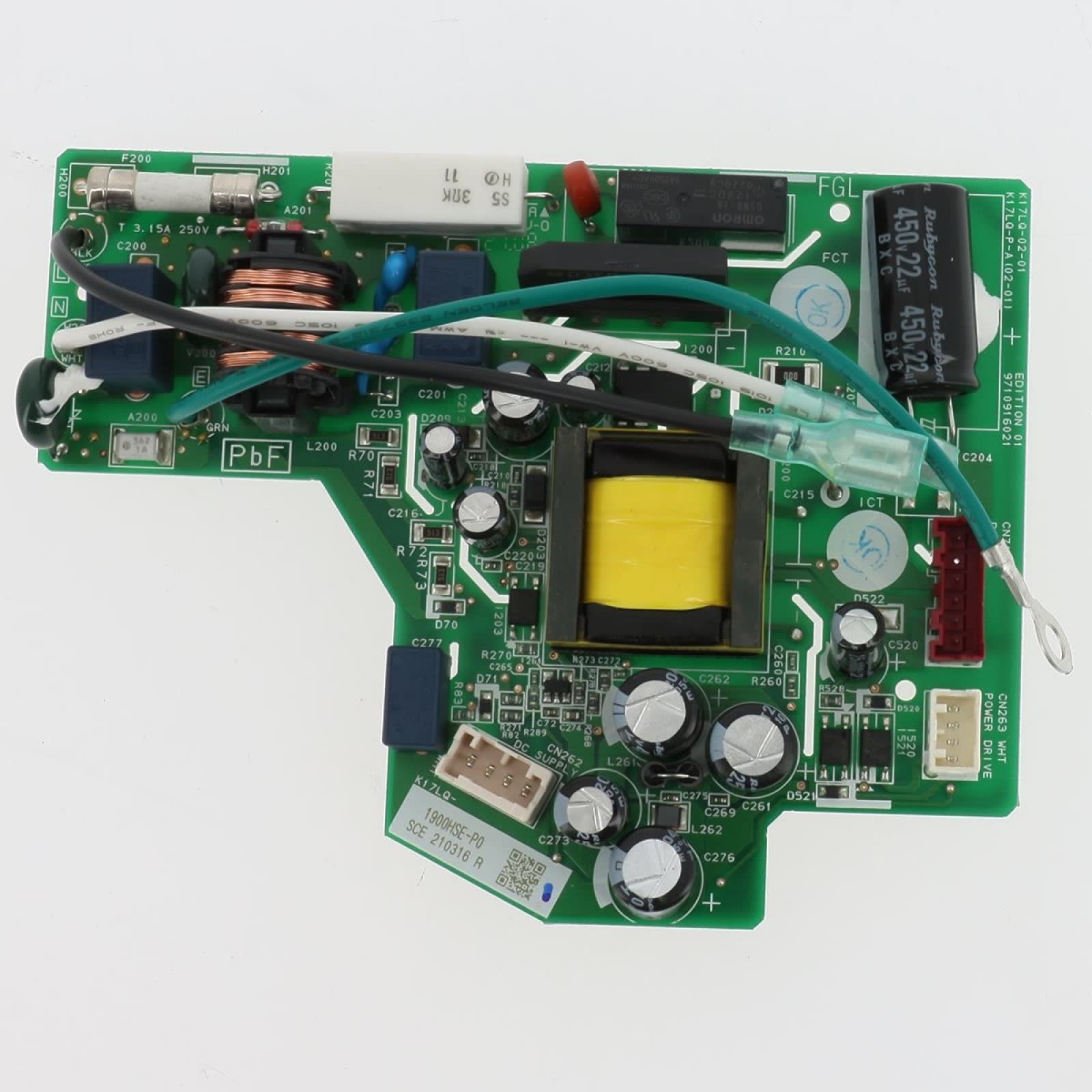 Atlantic Clim & Ventil - Carte alimentation - Pièce de rechange origine fabricant