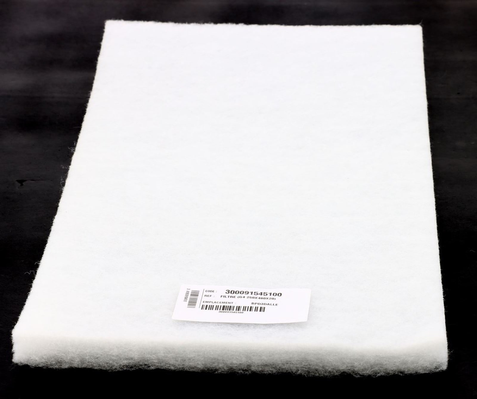 Atlantic Clim & Ventil - Filtre (G4 250x480x20) - Pièce de rechange origine fabricant