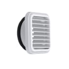 Atlantic Clim & Ventil - Grille de façade - GAP - Diamètre 125 mm - Plastique avec mousse - Gris