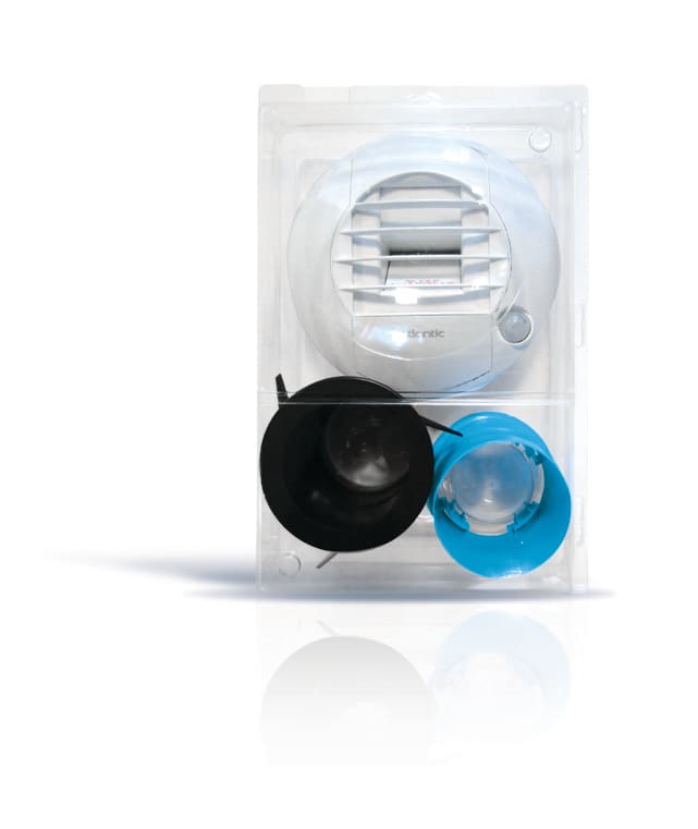 Atlantic Clim & Ventil - Kit TWIST&GO + bouche auto WC 30m3/h D80 griffes