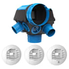 Atlantic Clim & Ventil - Kit piles Hygrocosy VMC hygro basse conso 6 sanitaires (3 bouches)