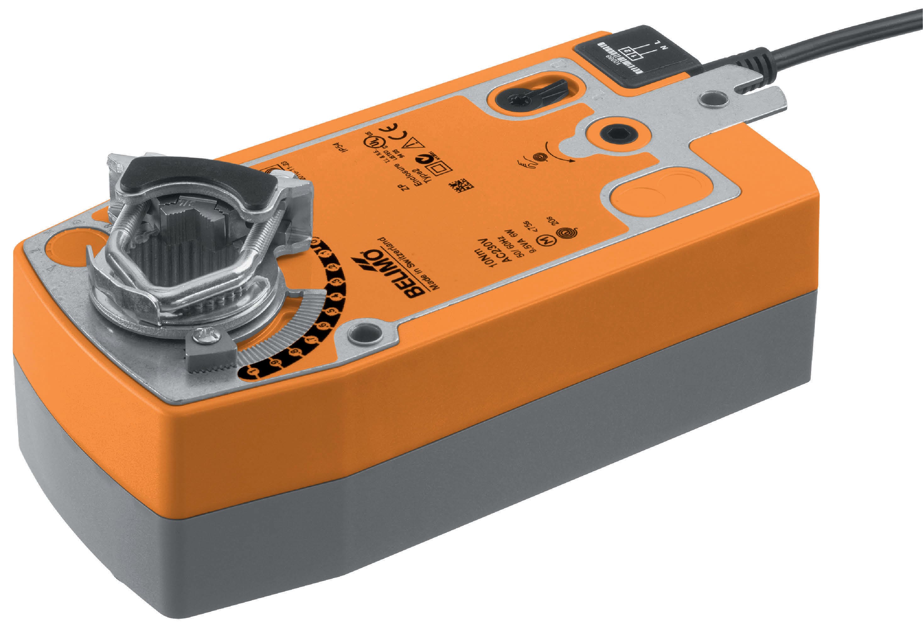 Atlantic Clim & Ventil - Sf 230 a-s2 - servomoteur avec ressort de rappel 2 contacts pour registres