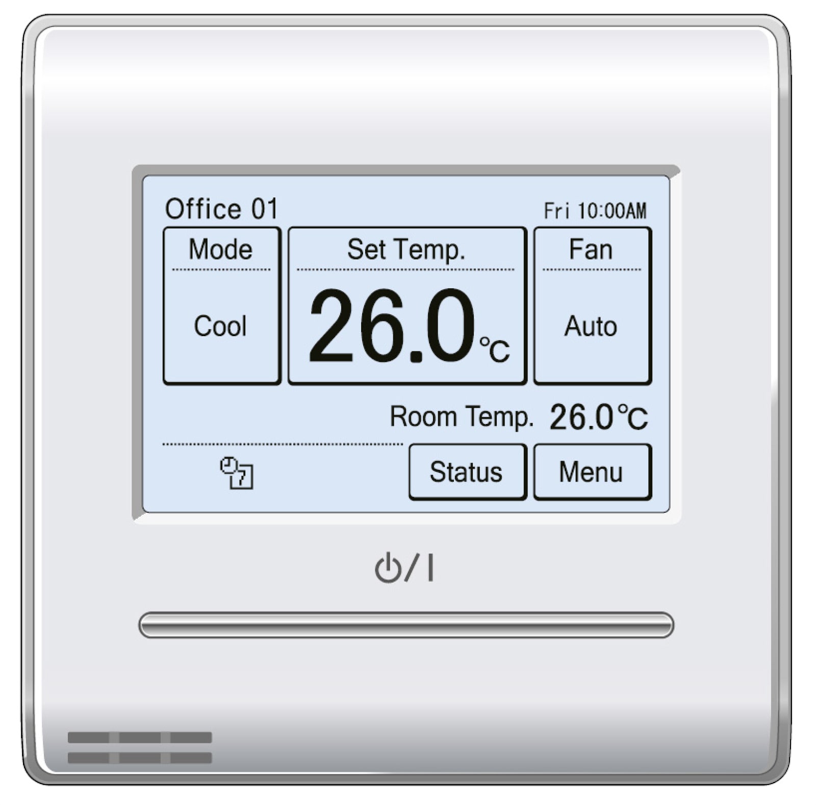 Atlantic Clim & Ventil - UTY-RNRYZ3 - telecommande filaire tactile