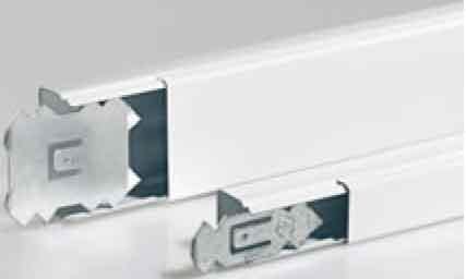 Rehau - GOULOTTE BES MINI 40X20 RAL 9010 - blanc pur