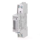 Polier Ingenierie - Compteur électrique modulaire - Monophasé 45 A - LCD - MID - Sortie d'impulsion