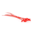 Polier Ingenierie - Scellés plastique par 10 pcs rouge - Longueur 160 mm