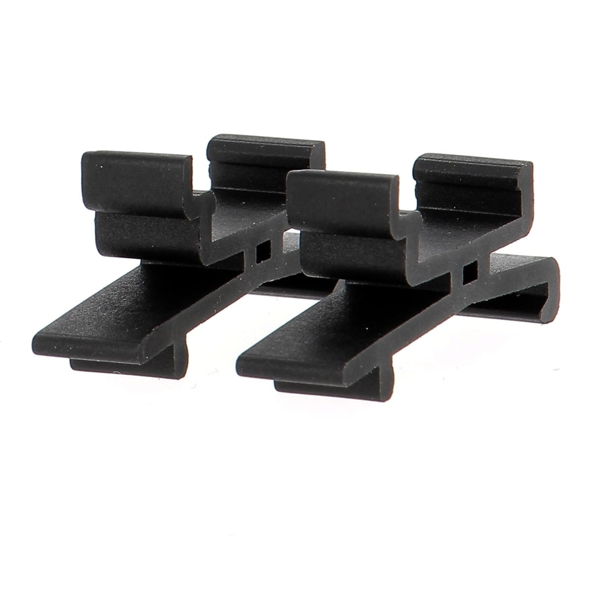 Polier Ingenierie - Paire d'adaptateurs rail DIN TI 421, 615 etc... - 30 mm