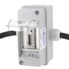 Polier Ingenierie - Compteur électrique mobile - Monophasé 16 A - MID - Prises SCHUKO. Câble 0.8 mèt