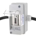 Polier Ingenierie - Compteur électrique mobile - Monophasé 16 A - MID - Prises SCHUKO. Câble 0.8 mèt