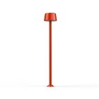 Roger Pradier - Roger Pradier - Lampadaire Bark N°4 E27 Rouge signalisation 056