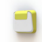Roger Pradier - Roger Pradier - Applique Carex N°1 Dépoli R7s LED Jaune soufre 068