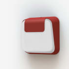 Roger Pradier - Roger Pradier - Applique Carex N°1 Dépoli R7s LED Rouge tomate 110