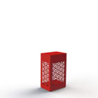 Roger Pradier - Roger Pradier - Borne Hogar Kubric N°6 LED 16W 2700°K Rouge tomate 110