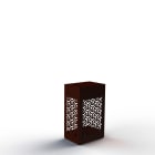 Roger Pradier - Roger Pradier - Borne Hogar Kubric N°6 LED 16W 3000°K Rouille 046