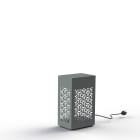 Roger Pradier - Roger Pradier - Luminaire mobile Hogar Kubric N° 8 LED 16W 2700°K Gris Métal 023