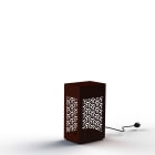 Roger Pradier - Roger Pradier - Luminaire mobile Hogar Kubric N°8 LED 16W 2700°K Rouille 046