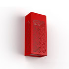 Roger Pradier - Roger Pradier - Applique Hogar Moucharabieh N°1 LED 16W 2700°K Rouge tomate 110