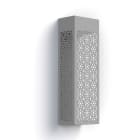 Roger Pradier - Roger Pradier - Applique Hogar Moucharabieh N°2 LED 16W 3000°K Gris soie 105