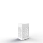 Roger Pradier - Roger Pradier - Borne Hogar Moucharabieh N°6 LED 16W 3000°K Blanc pur 101