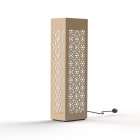 Roger Pradier - Luminaire mobile Hogar Moucharabieh N° 7 LED 16W 2700°K Sable 053 Prise type G