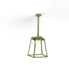 Roger Pradier - Plafonnier Lampiok 3 N°1 diffuseur clair Vert Fougère 109