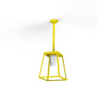Roger Pradier - Plafonnier Lampiok 3 N°1 diffuseur dépoli Jaune Soufre 068