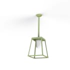 Roger Pradier - Plafonnier Lampiok 3 N°1 diffuseur dépoli Vert Pâle 133